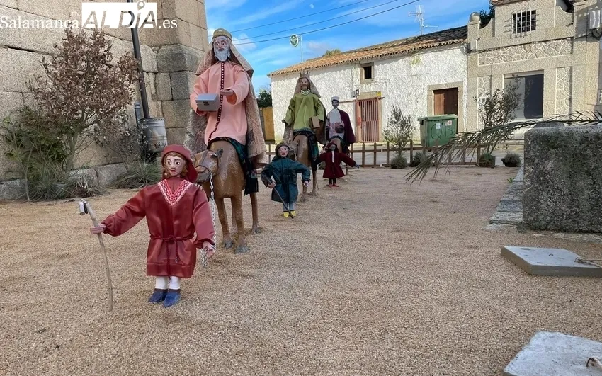 Los aficionados a los belenes aún disponen de unos días para ver el extraordinario nacimiento que luce Villavieja de Yeltes 