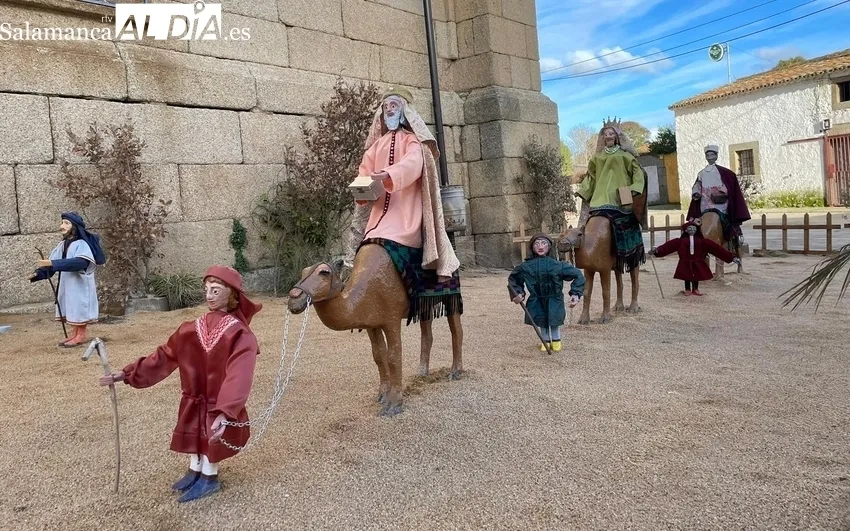 Los aficionados a los belenes aún disponen de unos días para ver el extraordinario nacimiento que luce Villavieja de Yeltes 