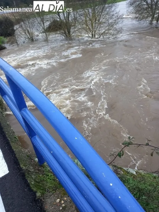 Situación que presentaba el río Camaces a su paso por Fuenteliante