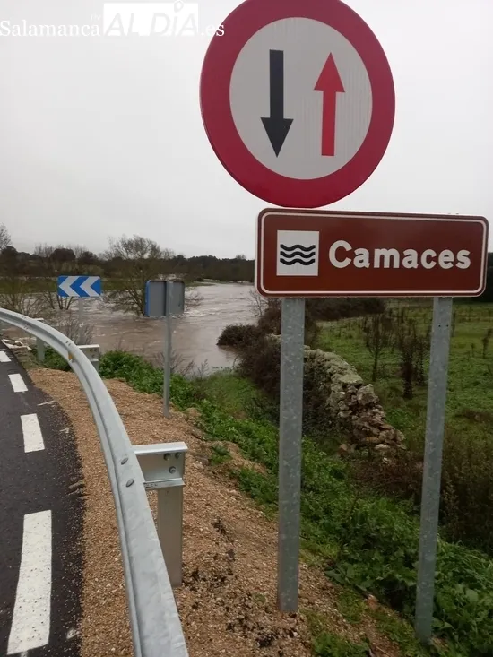 Situación que presentaba el río Camaces a su paso por Fuenteliante