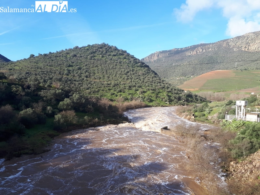 Desmbocadura del río Huebra en el Duero / IMÁGENES MARÍA ÁNGELES PÉREZ  