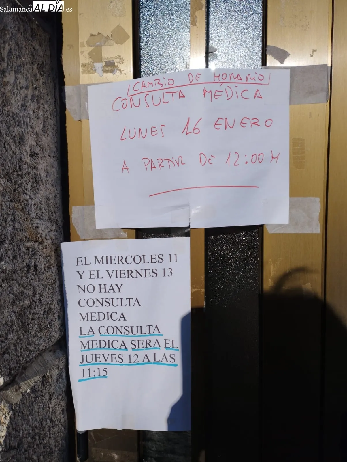Foto 3 - Quejas en los municipios de la Zona de Salud de Vitigudino por la reducci&oacute;n de la atenci&oacute;n sanitaria en los consultorios 
