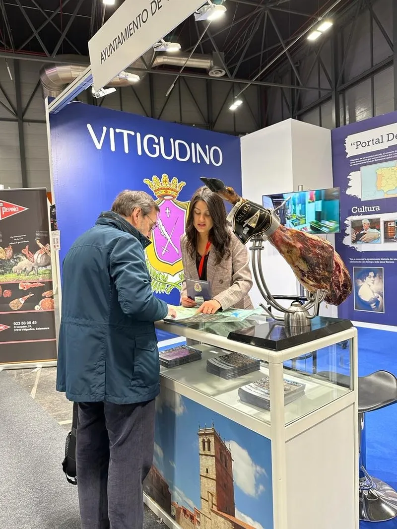 El jamón de Jamones Pepiño fue un embajador excelente para dar a conocer algunas de las excelencias de Vitigudino
