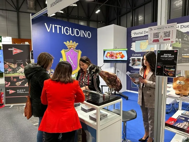 El jamón de Jamones Pepiño fue un embajador excelente para dar a conocer algunas de las excelencias de Vitigudino