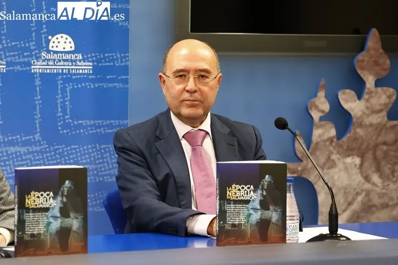 Presentación de  ‘La época de Nebrija en Salamanca’, una nueva publicación sobre el autor de la primera Gramática de la Lengua Castellana. Foto de David Sañudo