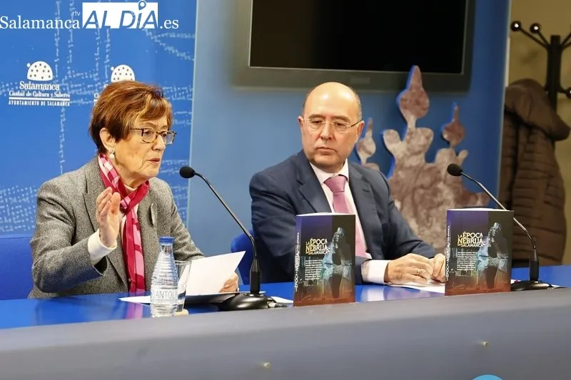 Presentación de  ‘La época de Nebrija en Salamanca’, una nueva publicación sobre el autor de la primera Gramática de la Lengua Castellana. Foto de David Sañudo