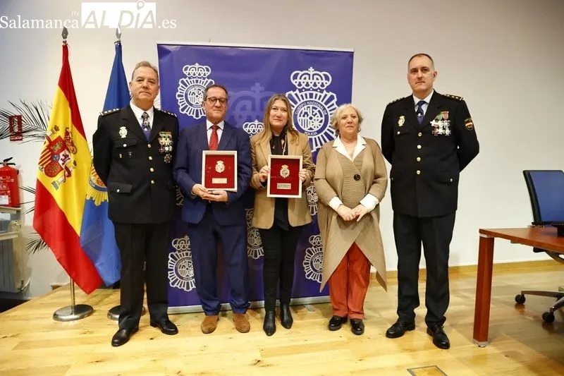 Celebración en Salamanca del 199 Aniversario de la creación de la Policía Nacional. Foto de David Sañudo