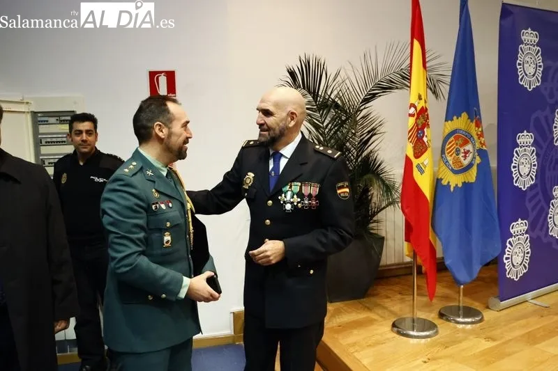 Celebración en Salamanca del 199 Aniversario de la creación de la Policía Nacional. Foto de David Sañudo