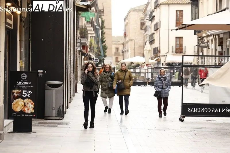 Efectos de las bajas temperaturas en la ciudad de Salamanca. Foto de David Sañudo
