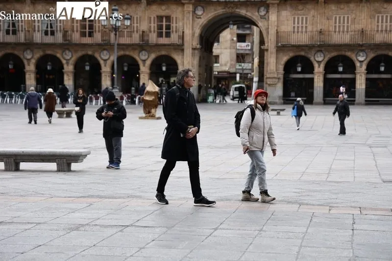 Efectos de las bajas temperaturas en la ciudad de Salamanca. Foto de David Sañudo