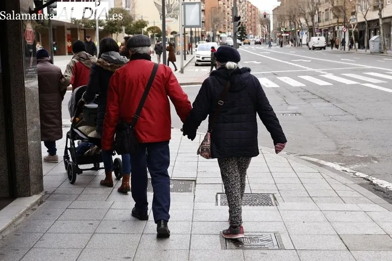 Efectos de las bajas temperaturas en la ciudad de Salamanca. Foto de David Sañudo