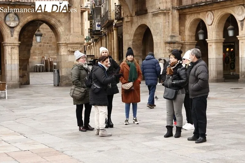 Efectos de las bajas temperaturas en la ciudad de Salamanca. Foto de David Sañudo