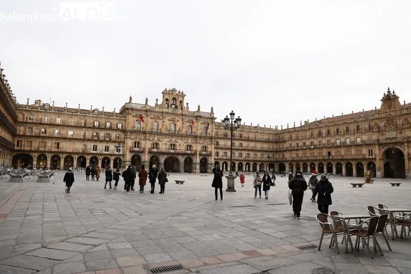 Efectos de las bajas temperaturas en la ciudad de Salamanca. Foto de David Sañudo