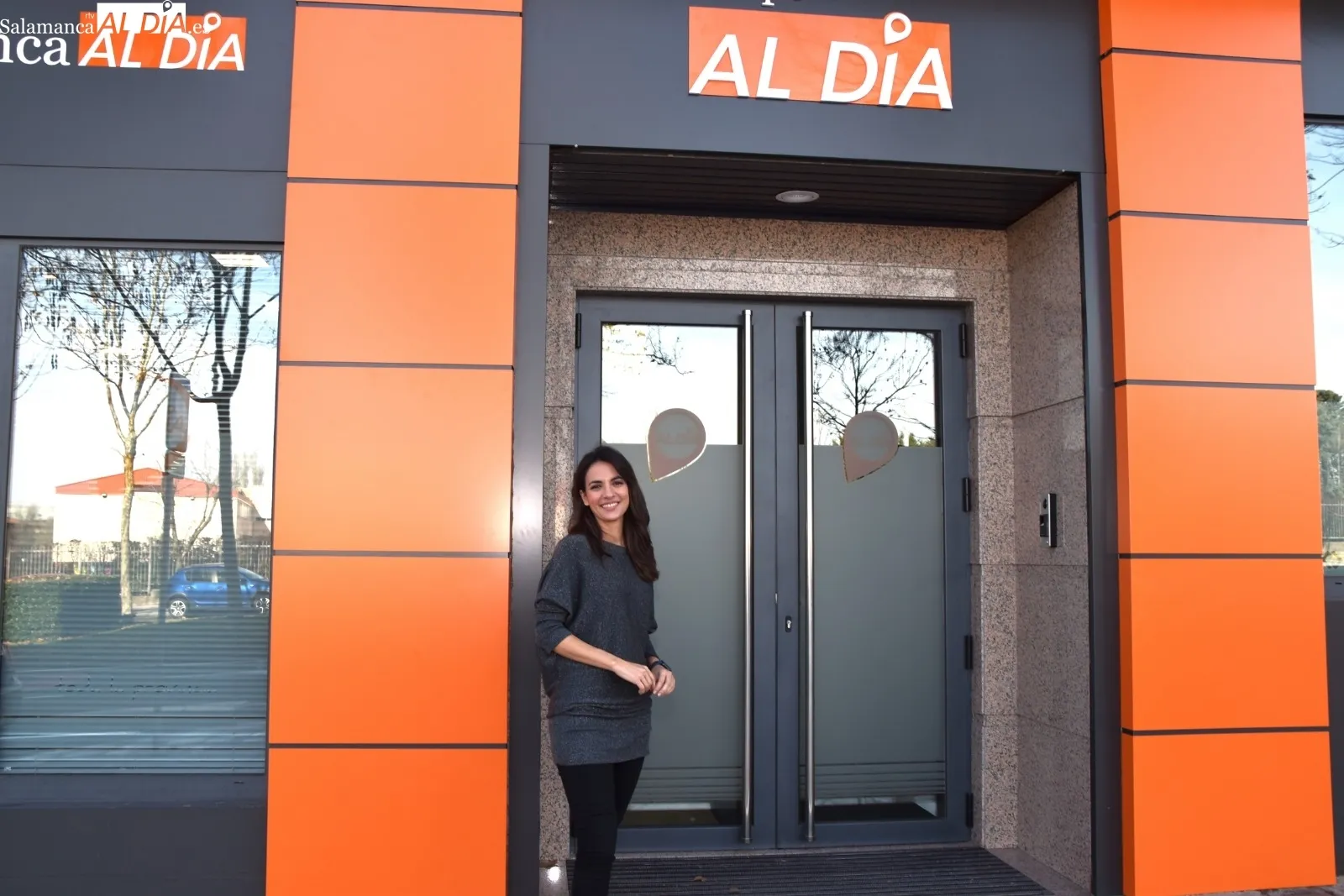 Esther Vaquero, en las instalaciones de SALAMANCA AL DIA