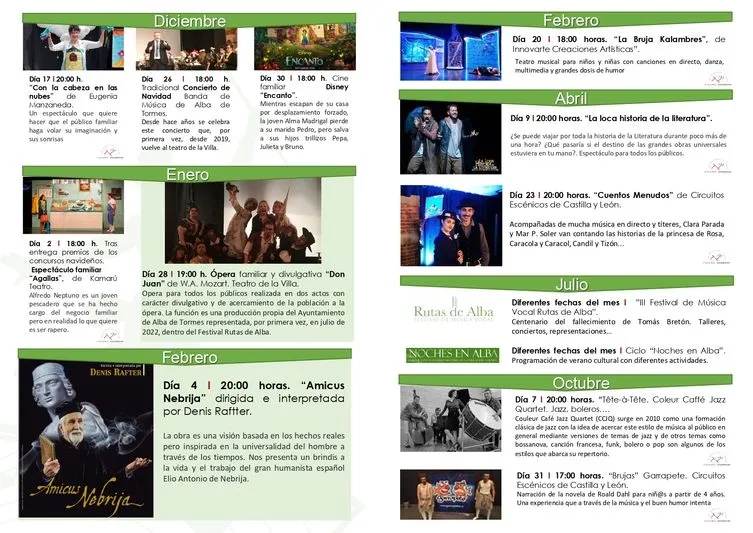 Foto 2 - Presentado el calendario de Circuitos Esc&eacute;nicos en Alba de Tormes&nbsp;