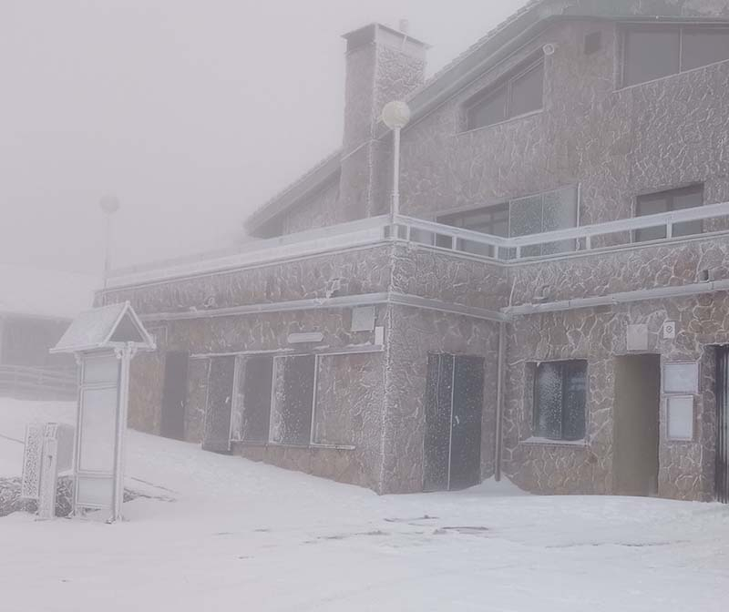 El temporal visita La Covatilla deja las primeras nevadas del a&ntilde;o