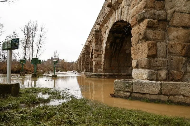 Efectos de la crecida del Tormes en Salamanca. Foto de David Sañudo