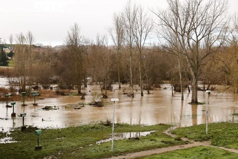 Efectos de la crecida del Tormes en Salamanca. Foto de David Sañudo