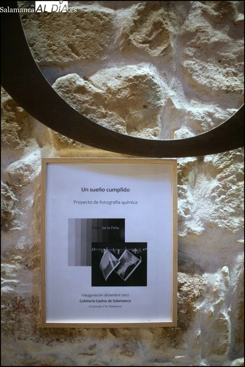 Exposición de Pablo de la Peña en la cafetería del Casino de Salamanca. Foto de José Amador Martín
