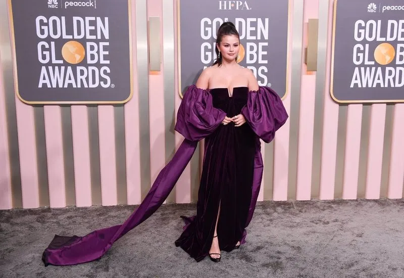 Selena Gómez en la 80ª edición de los Globos de Oro en el hotel Berverly Hilton. Foto EUROPA PRESS