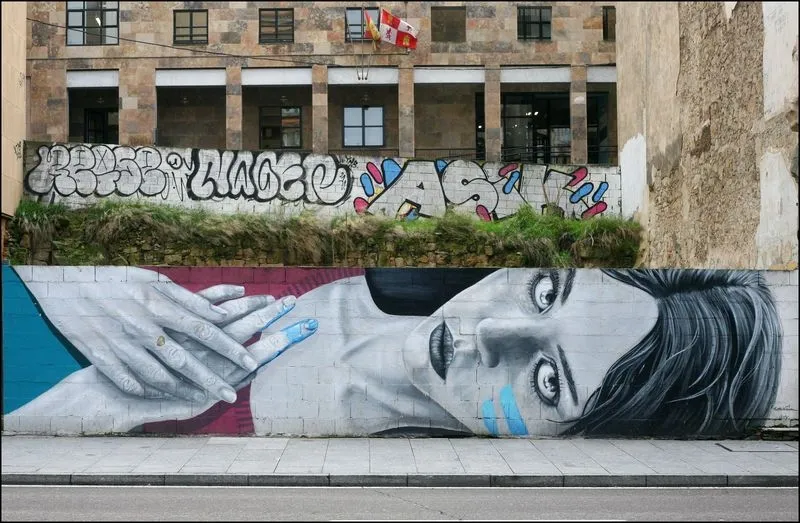 Uno de los muros del artista Caín Ferreras. Autor: José Amador Martín