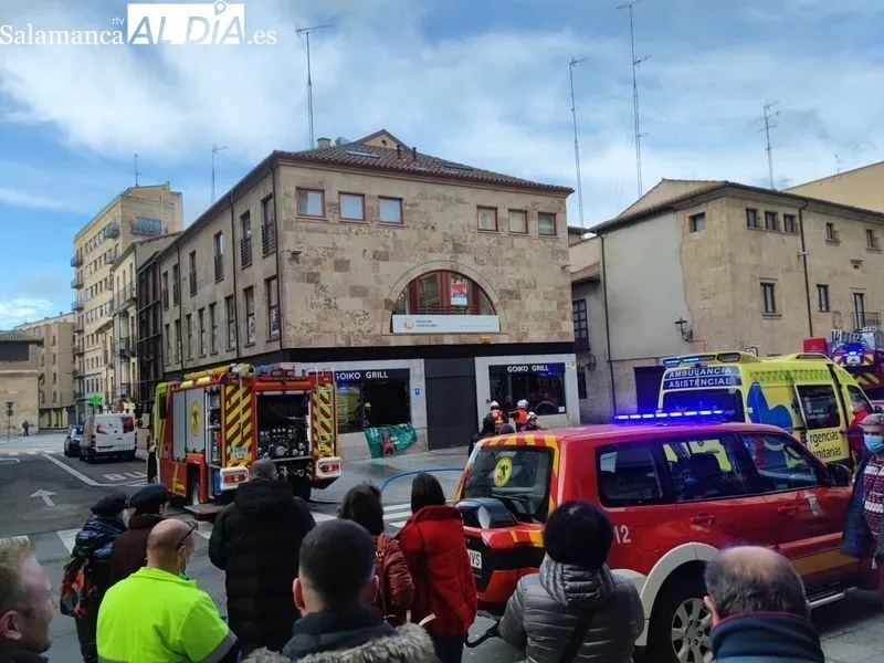 Incendio en el número 18 de la calle Correhuela