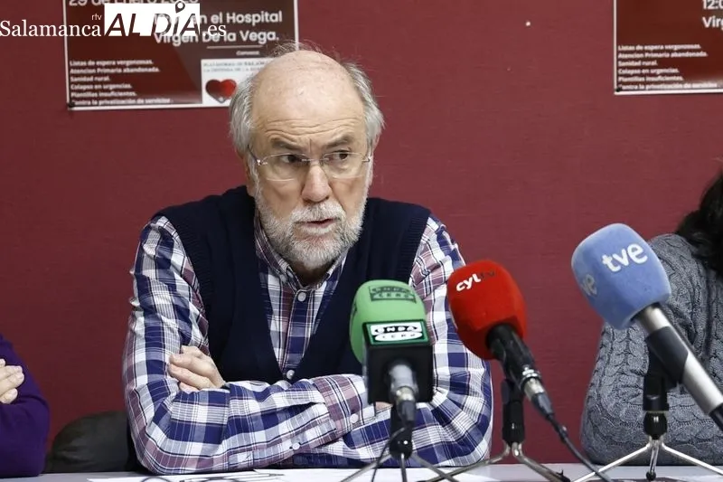 Presentación de la marea blanca de Salamanca en la sede de Fevesa. Foto de David Sañudo