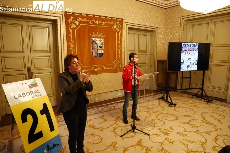 Presentación en el Ayuntamiento de la Media Maratón de Salamanca. Foto de David Sañudo