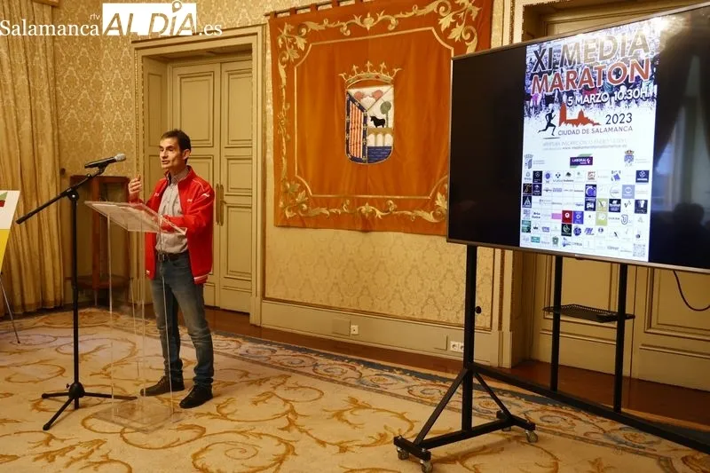 Presentación en el Ayuntamiento de la Media Maratón de Salamanca. Foto de David Sañudo