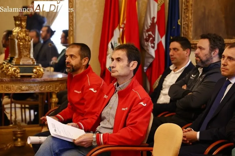 Presentación en el Ayuntamiento de la Media Maratón de Salamanca. Foto de David Sañudo