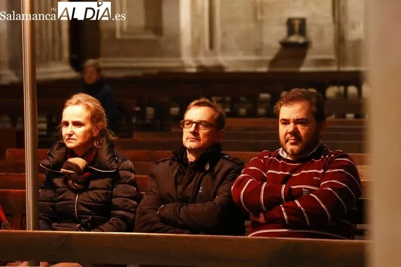 Misa dedicada a Benedicto XVI en la Clerecía. Foto de David Sañudo