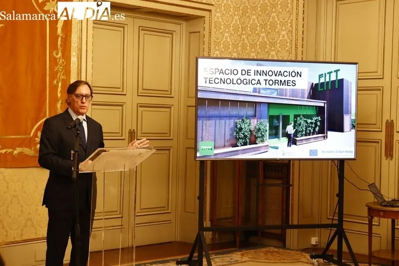Presentación en el Ayuntamiento de Salamanca del proyecto del Espacio de Innovación Tecnológica Tormes. Foto de David Sañudo