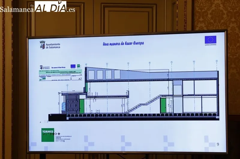 Presentación en el Ayuntamiento de Salamanca del proyecto del Espacio de Innovación Tecnológica Tormes. Foto de David Sañudo