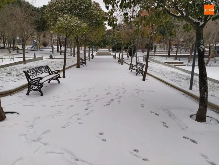 Así dejó la borrasca Filomena la ciudad de Salamanca hace dos años