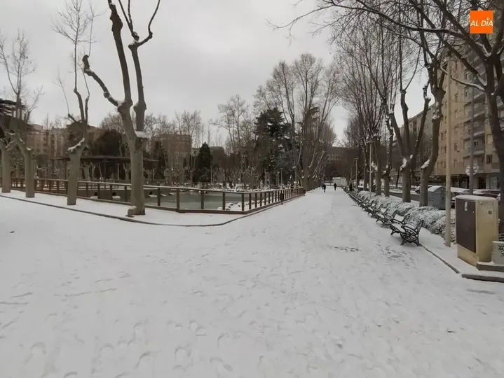 Así dejó la borrasca Filomena la ciudad de Salamanca hace dos años