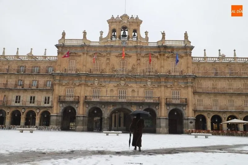 Así dejó la borrasca Filomena la ciudad de Salamanca hace dos años