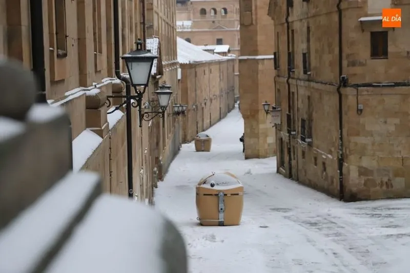 Así dejó la borrasca Filomena la ciudad de Salamanca hace dos años
