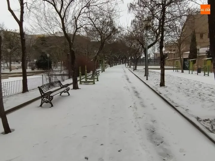 Así dejó la borrasca Filomena la ciudad de Salamanca hace dos años