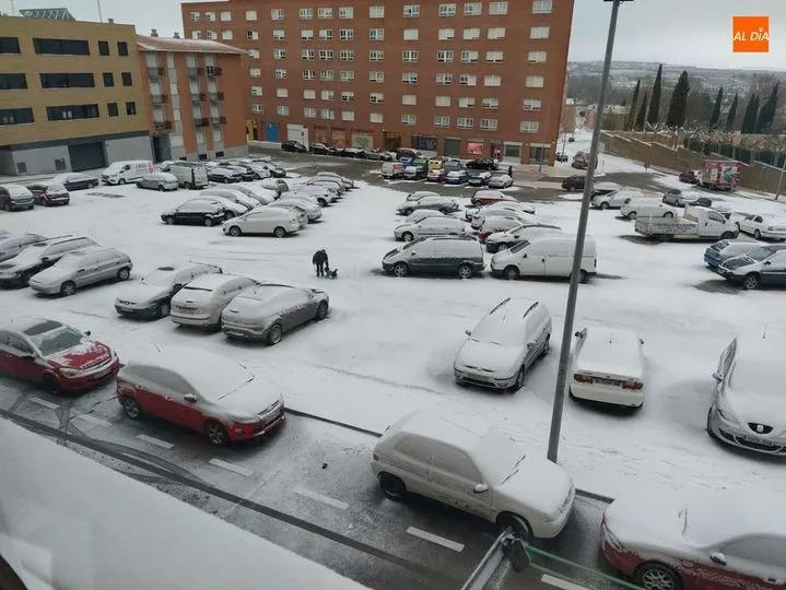 Así dejó la borrasca Filomena la ciudad de Salamanca hace dos años