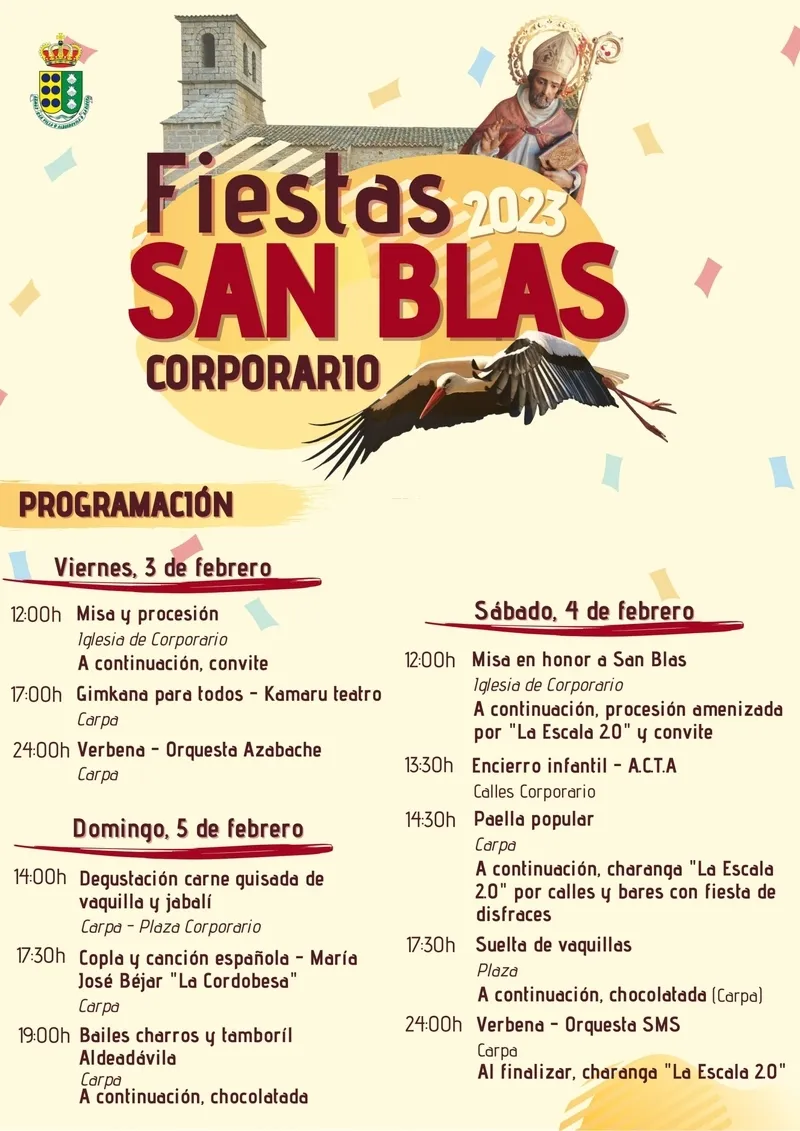 Foto 2 - Degustaciones, vaquillas y mucha m&uacute;sica para honrar a San Blas en Corporario