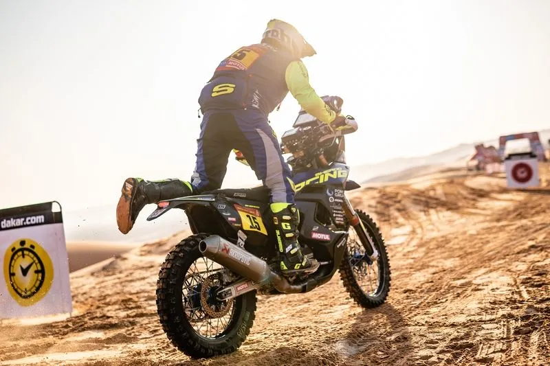 Imágenes de esta 12ª etapa del Dakar para el piloto charro Lorenzo Santolino
