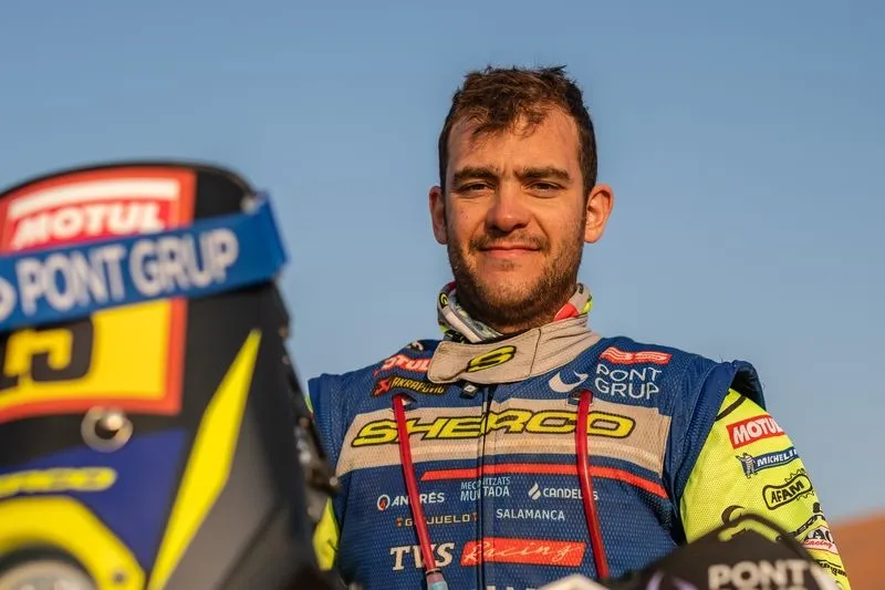 Imágenes de esta 12ª etapa del Dakar para el piloto charro Lorenzo Santolino