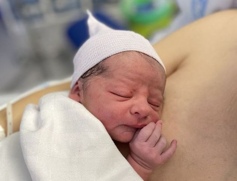 Logan, el primer bebé de 2023 en Salamanca