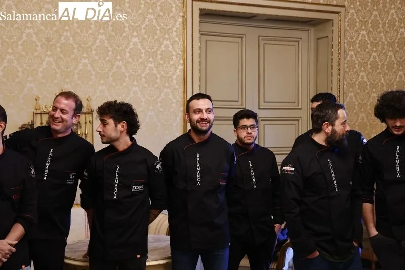 Presentación en el Ayuntamiento de la expedición de Salamanca que acudirá a Madrid Fusión