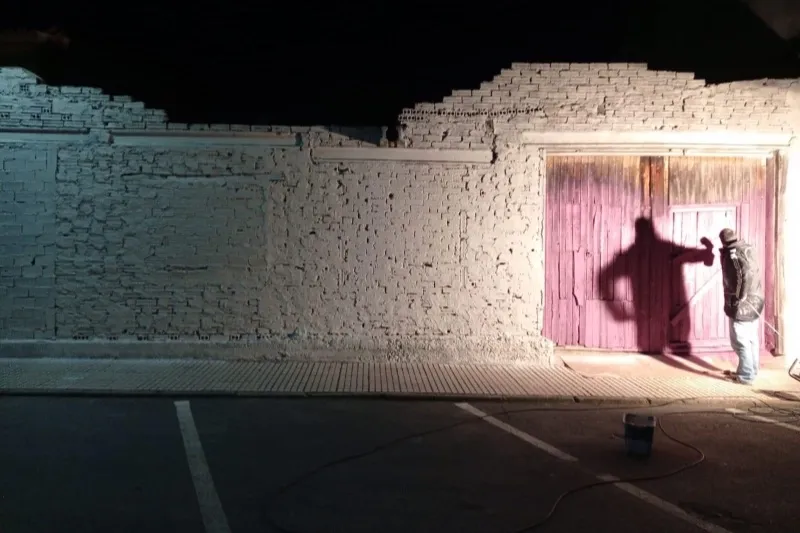 Villoruela se Mueve comienza a crear un gran mural para el 8M