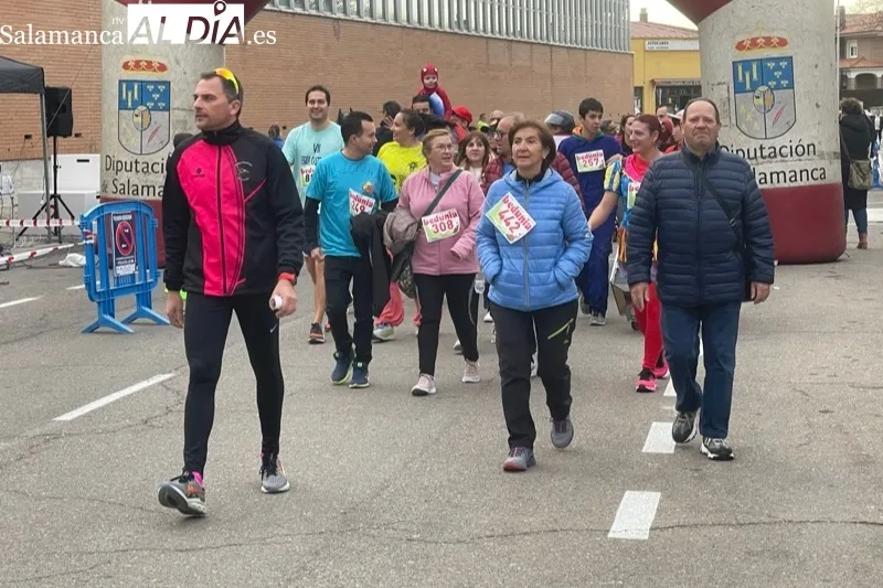 Peñaranda celebraba este sábado su séptima milla solidaria