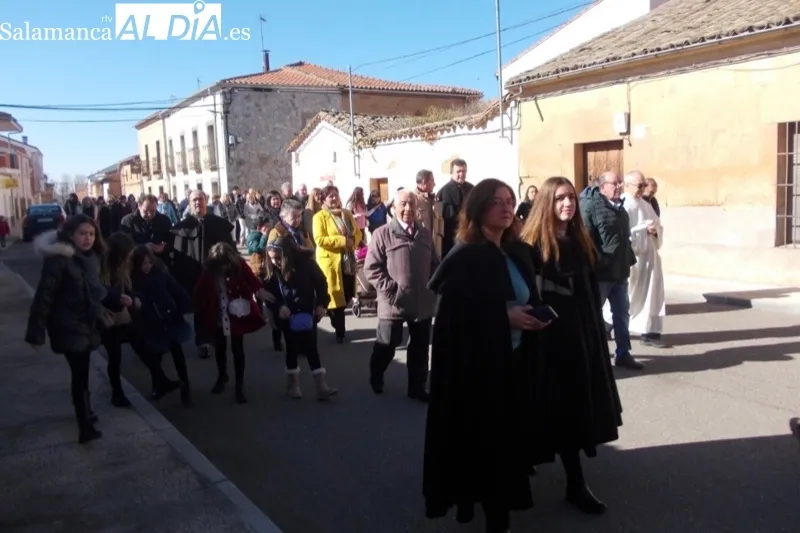 Babilafuente festejaba en las calles a San Blas