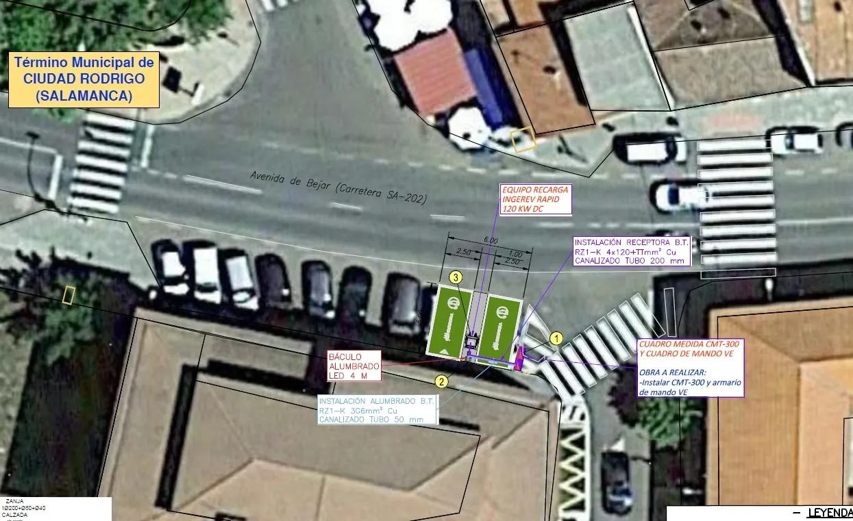 Foto 3 - Ciudad Rodrigo tendr&aacute; pr&oacute;ximamente tres &lsquo;electrolineras&rsquo;