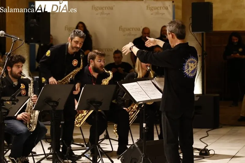 Concierto de la agrupación Big Band Universidad de Salamanca en el Casino. Fotos: David Sañudo