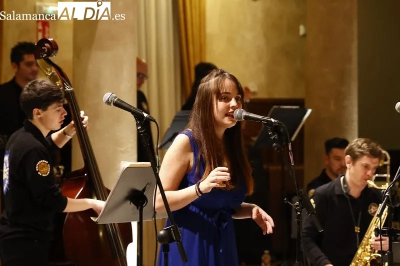 Concierto de la agrupación Big Band Universidad de Salamanca en el Casino. Fotos: David Sañudo